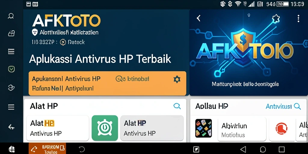 Antarmuka intuitif AFKTOTO yang menunjukkan fungsi pemindaian cepat.