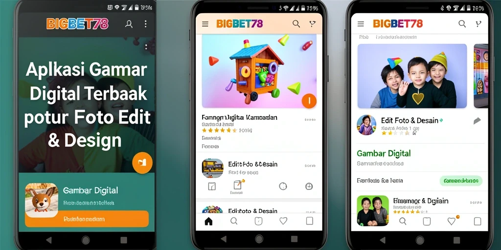 Antarmuka aplikasi BIGBET78 menunjukkan fitur pengeditan foto yang lengkap.