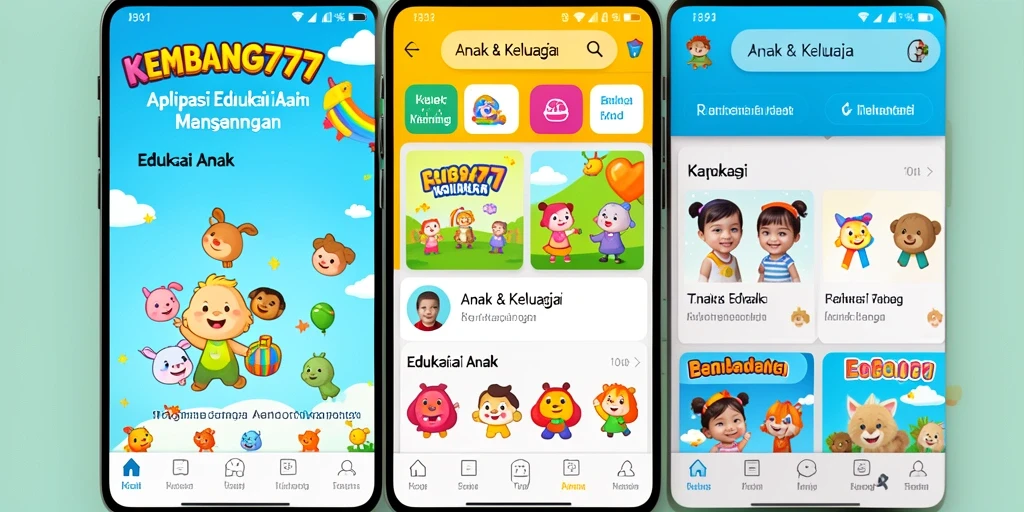 Tampilan antarmuka colorful dan interaktif dari KEMBANG777.