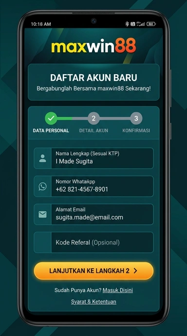 Cara Mudah Daftar Akun Baru maxwin88